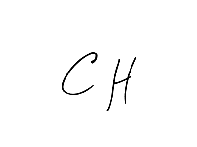 Make a beautiful signature design for name C  H. Use this online signature maker to create a handwritten signature for free. C  H signature style 8 images and pictures png