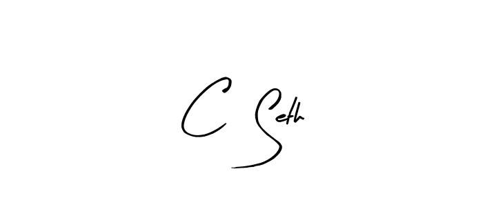 Make a beautiful signature design for name C  Seth. With this signature (Arty Signature) style, you can create a handwritten signature for free. C  Seth signature style 8 images and pictures png