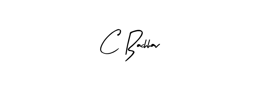Make a beautiful signature design for name C Bachhav. With this signature (Arty Signature) style, you can create a handwritten signature for free. C Bachhav signature style 8 images and pictures png