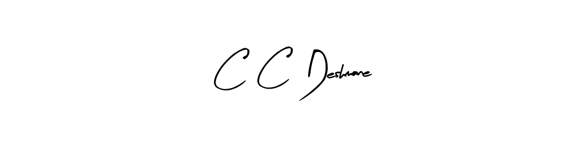 You should practise on your own different ways (Arty Signature) to write your name (C C Deshmane) in signature. don't let someone else do it for you. C C Deshmane signature style 8 images and pictures png