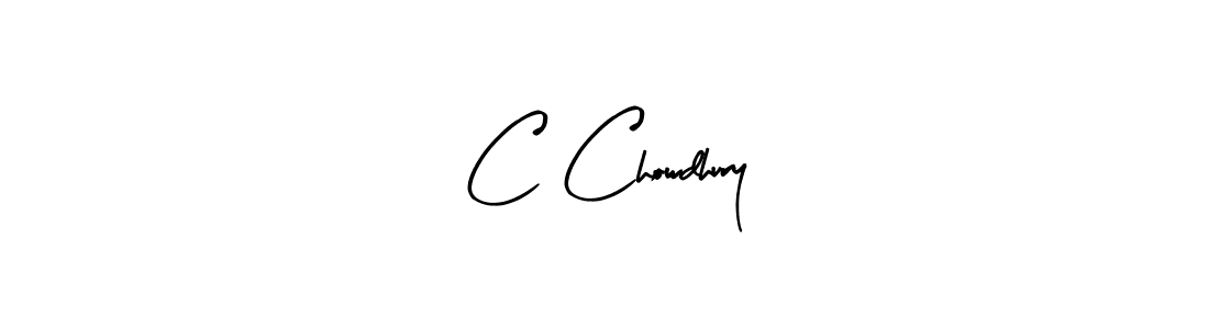 Create a beautiful signature design for name C Chowdhury. With this signature (Arty Signature) fonts, you can make a handwritten signature for free. C Chowdhury signature style 8 images and pictures png