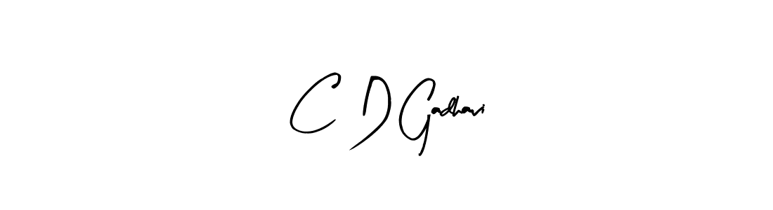 The best way (Arty Signature) to make a short signature is to pick only two or three words in your name. The name C D Gadhavi include a total of six letters. For converting this name. C D Gadhavi signature style 8 images and pictures png
