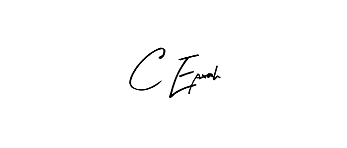 Make a beautiful signature design for name C Epxah. With this signature (Arty Signature) style, you can create a handwritten signature for free. C Epxah signature style 8 images and pictures png