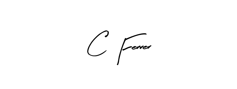 See photos of C Ferrer official signature by Spectra . Check more albums & portfolios. Read reviews & check more about Arty Signature font. C Ferrer signature style 8 images and pictures png