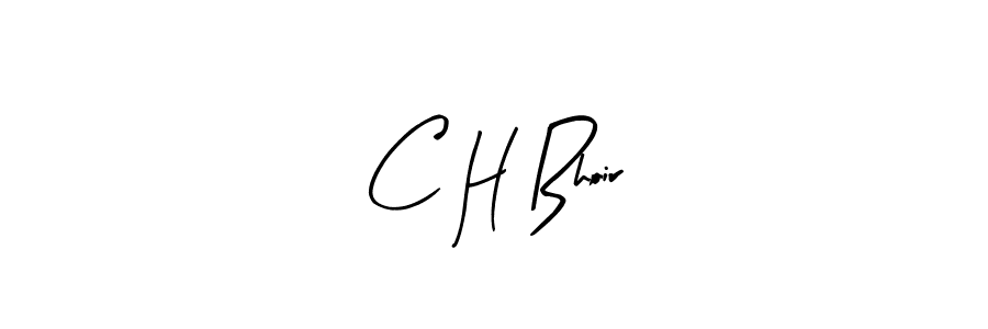 You should practise on your own different ways (Arty Signature) to write your name (C H Bhoir) in signature. don't let someone else do it for you. C H Bhoir signature style 8 images and pictures png