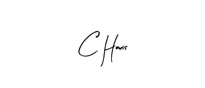 How to make C Haris name signature. Use Arty Signature style for creating short signs online. This is the latest handwritten sign. C Haris signature style 8 images and pictures png