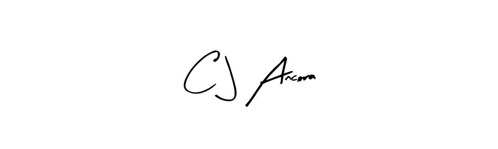 How to Draw C J Ancora signature style? Arty Signature is a latest design signature styles for name C J Ancora. C J Ancora signature style 8 images and pictures png