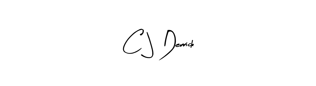 How to make C J Derrick signature? Arty Signature is a professional autograph style. Create handwritten signature for C J Derrick name. C J Derrick signature style 8 images and pictures png