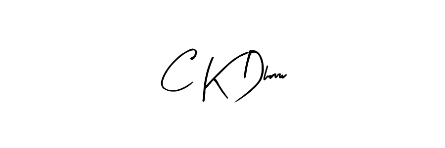 Also we have C K Dhruw name is the best signature style. Create professional handwritten signature collection using Arty Signature autograph style. C K Dhruw signature style 8 images and pictures png