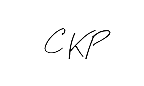 How to make C K P signature? Arty Signature is a professional autograph style. Create handwritten signature for C K P name. C K P signature style 8 images and pictures png