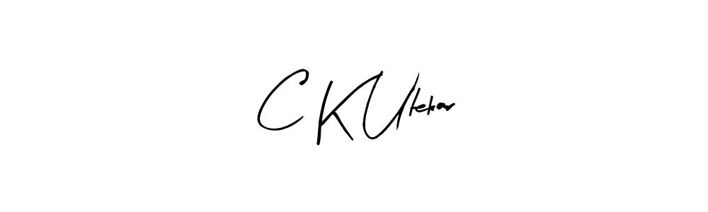 How to Draw C K Utekar signature style? Arty Signature is a latest design signature styles for name C K Utekar. C K Utekar signature style 8 images and pictures png