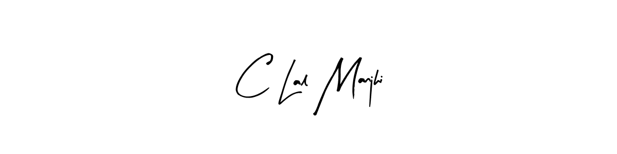 Design your own signature with our free online signature maker. With this signature software, you can create a handwritten (Arty Signature) signature for name C Lal Manjhi. C Lal Manjhi signature style 8 images and pictures png