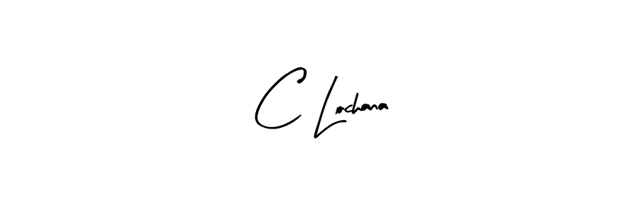 if you are searching for the best signature style for your name C Lochana. so please give up your signature search. here we have designed multiple signature styles  using Arty Signature. C Lochana signature style 8 images and pictures png