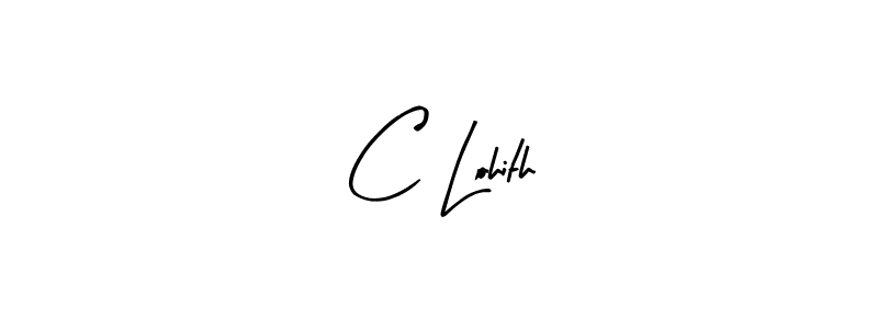 You should practise on your own different ways (Arty Signature) to write your name (C Lohith) in signature. don't let someone else do it for you. C Lohith signature style 8 images and pictures png