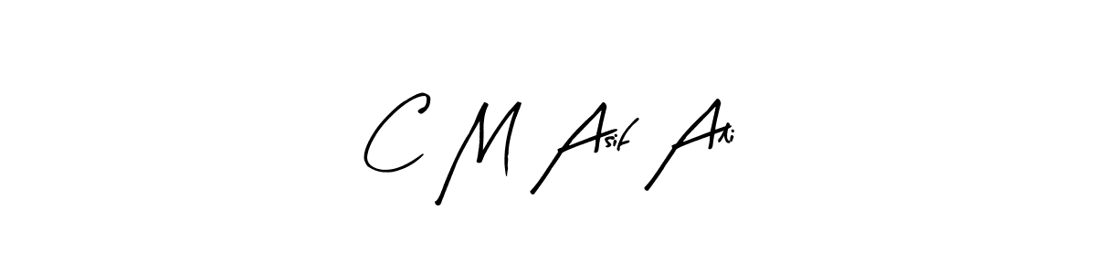 Make a beautiful signature design for name C M Asif Ali. Use this online signature maker to create a handwritten signature for free. C M Asif Ali signature style 8 images and pictures png
