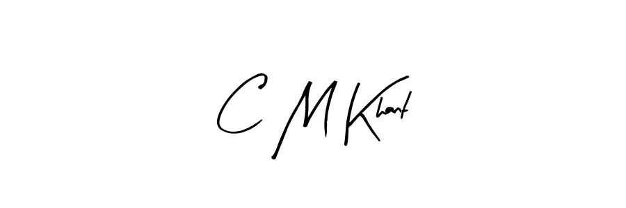 Similarly Arty Signature is the best handwritten signature design. Signature creator online .You can use it as an online autograph creator for name C M Khant. C M Khant signature style 8 images and pictures png