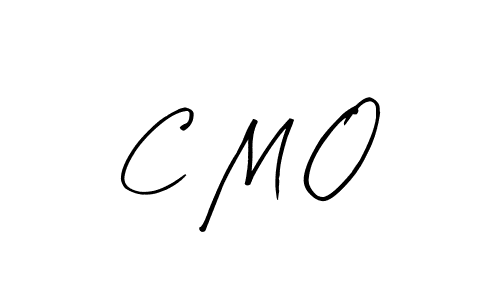 C M O stylish signature style. Best Handwritten Sign (Arty Signature) for my name. Handwritten Signature Collection Ideas for my name C M O. C M O signature style 8 images and pictures png