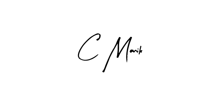 You should practise on your own different ways (Arty Signature) to write your name (C Manik) in signature. don't let someone else do it for you. C Manik signature style 8 images and pictures png