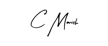 Elevate your brand with a stunning C Manish eSignature. The Arty Signature style provides a balanced, flowing aesthetic for everyday signing. C Manish signature style 8 images and pictures png