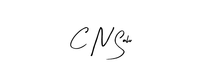 You should practise on your own different ways (Arty Signature) to write your name (C N Sahu) in signature. don't let someone else do it for you. C N Sahu signature style 8 images and pictures png