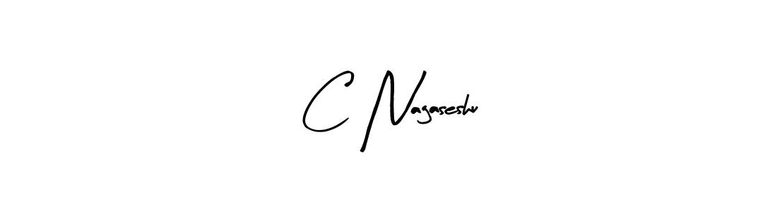The best way (Arty Signature) to make a short signature is to pick only two or three words in your name. The name C Nagaseshu include a total of six letters. For converting this name. C Nagaseshu signature style 8 images and pictures png