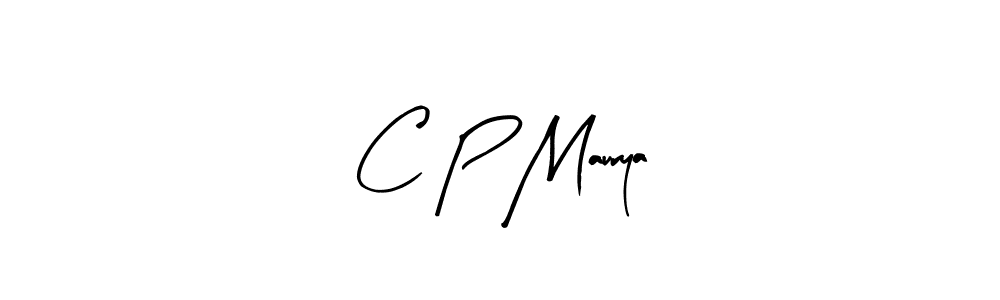 Create a beautiful signature design for name C P Maurya. With this signature (Arty Signature) fonts, you can make a handwritten signature for free. C P Maurya signature style 8 images and pictures png