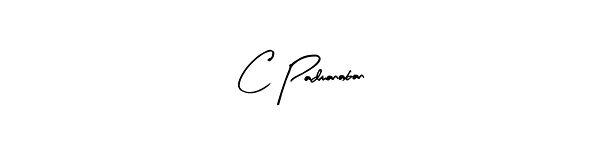 Similarly Arty Signature is the best handwritten signature design. Signature creator online .You can use it as an online autograph creator for name C Padmanaban. C Padmanaban signature style 8 images and pictures png