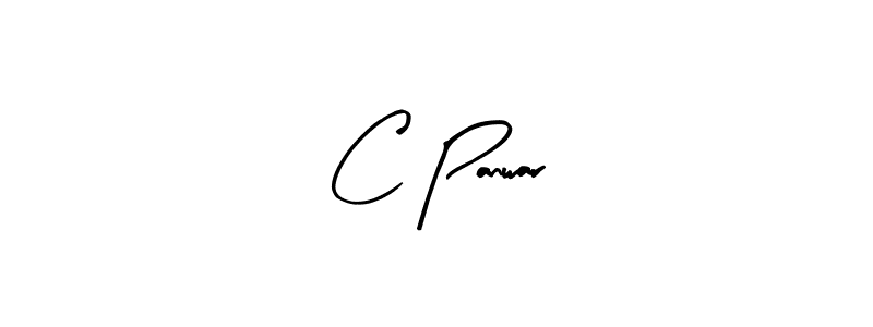 Make a beautiful signature design for name C Panwar. With this signature (Arty Signature) style, you can create a handwritten signature for free. C Panwar signature style 8 images and pictures png