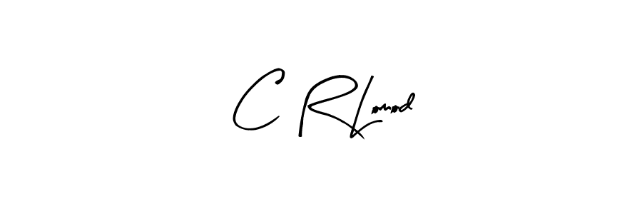 How to make C R Lomod name signature. Use Arty Signature style for creating short signs online. This is the latest handwritten sign. C R Lomod signature style 8 images and pictures png