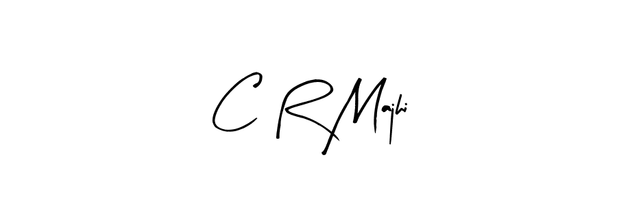 Make a beautiful signature design for name C R Majhi. With this signature (Arty Signature) style, you can create a handwritten signature for free. C R Majhi signature style 8 images and pictures png