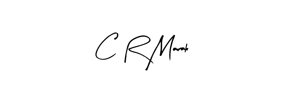 How to make C R Marak signature? Arty Signature is a professional autograph style. Create handwritten signature for C R Marak name. C R Marak signature style 8 images and pictures png
