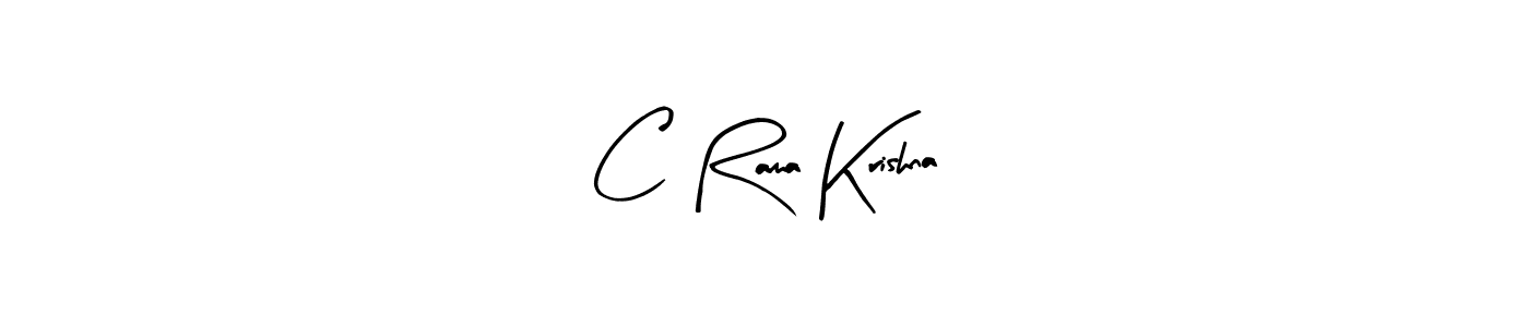 Use a signature maker to create a handwritten signature online. With this signature software, you can design (Arty Signature) your own signature for name C Rama Krishna. C Rama Krishna signature style 8 images and pictures png