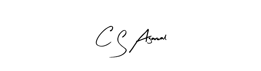 Create a beautiful signature design for name C S Agarwal. With this signature (Arty Signature) fonts, you can make a handwritten signature for free. C S Agarwal signature style 8 images and pictures png