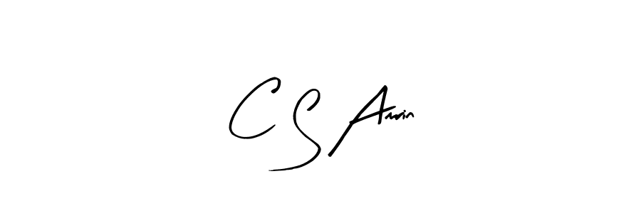 You should practise on your own different ways (Arty Signature) to write your name (C S Amrin) in signature. don't let someone else do it for you. C S Amrin signature style 8 images and pictures png