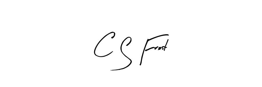 if you are searching for the best signature style for your name C S Frost. so please give up your signature search. here we have designed multiple signature styles  using Arty Signature. C S Frost signature style 8 images and pictures png