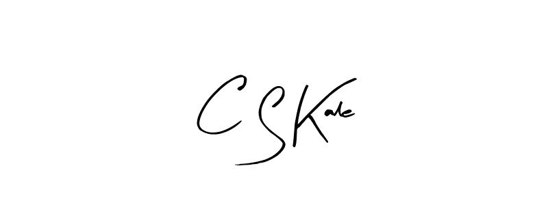 How to make C S Kale name signature. Use Arty Signature style for creating short signs online. This is the latest handwritten sign. C S Kale signature style 8 images and pictures png
