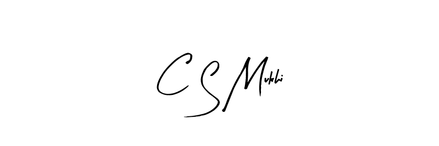 Also we have C S Mukhi name is the best signature style. Create professional handwritten signature collection using Arty Signature autograph style. C S Mukhi signature style 8 images and pictures png