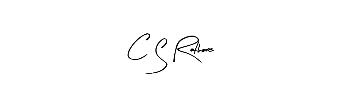 You should practise on your own different ways (Arty Signature) to write your name (C S Rathore) in signature. don't let someone else do it for you. C S Rathore signature style 8 images and pictures png