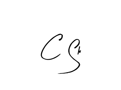 Create a beautiful signature design for name C Sk. With this signature (Arty Signature) fonts, you can make a handwritten signature for free. C Sk signature style 8 images and pictures png