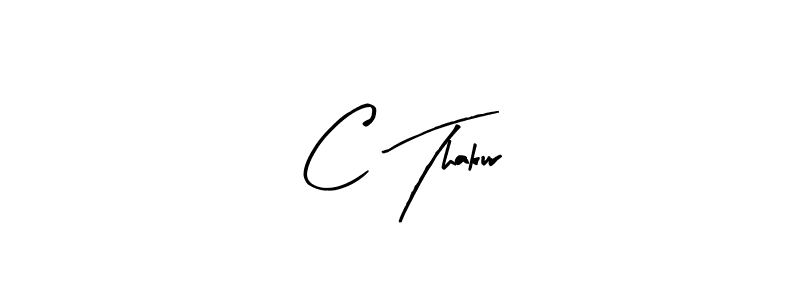 How to make C Thakur signature? Arty Signature is a professional autograph style. Create handwritten signature for C Thakur name. C Thakur signature style 8 images and pictures png