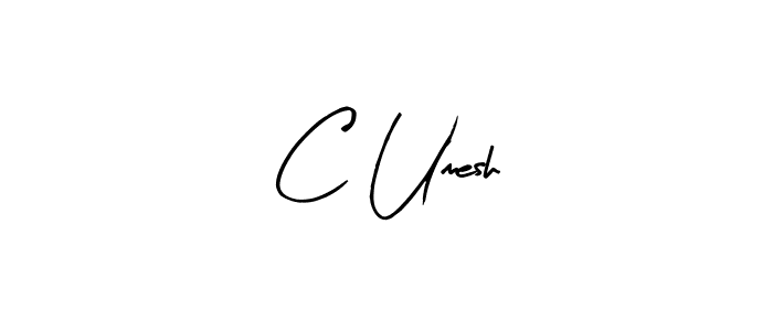 Make a beautiful signature design for name C Umesh. With this signature (Arty Signature) style, you can create a handwritten signature for free. C Umesh signature style 8 images and pictures png