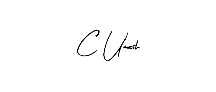 C Umesh stylish signature style. Best Handwritten Sign (Arty Signature) for my name. Handwritten Signature Collection Ideas for my name C Umesh. C Umesh signature style 8 images and pictures png