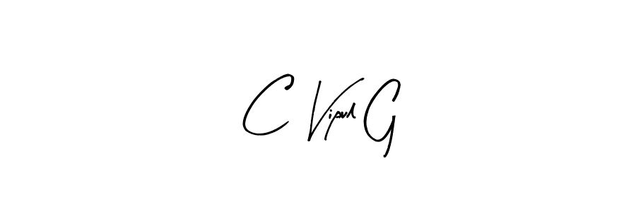 It looks lik you need a new signature style for name C Vipul G. Design unique handwritten (Arty Signature) signature with our free signature maker in just a few clicks. C Vipul G signature style 8 images and pictures png