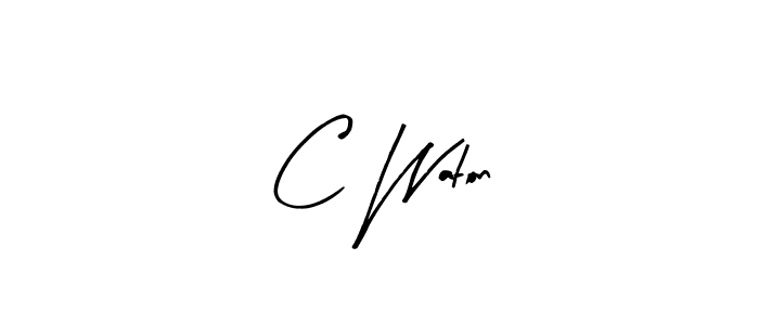 Best and Professional Signature Style for C Waton. Arty Signature Best Signature Style Collection. C Waton signature style 8 images and pictures png