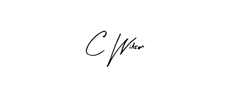 Arty Signature is a professional signature style that is perfect for those who want to add a touch of class to their signature. It is also a great choice for those who want to make their signature more unique. Get C Wilson name to fancy signature for free. C Wilson signature style 8 images and pictures png