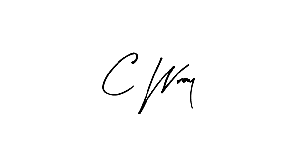 Design your own signature with our free online signature maker. With this signature software, you can create a handwritten (Arty Signature) signature for name C Wray. C Wray signature style 8 images and pictures png