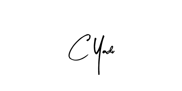 Also we have C Yadu name is the best signature style. Create professional handwritten signature collection using Arty Signature autograph style. C Yadu signature style 8 images and pictures png