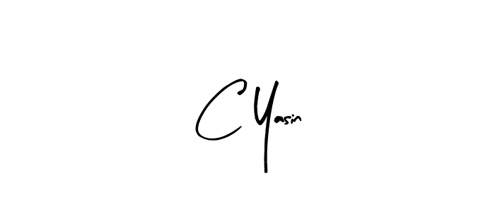 Make a beautiful signature design for name C Yasin. With this signature (Arty Signature) style, you can create a handwritten signature for free. C Yasin signature style 8 images and pictures png