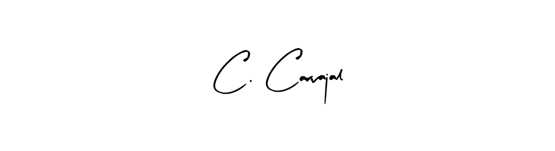 C. Carvajal stylish signature style. Best Handwritten Sign (Arty Signature) for my name. Handwritten Signature Collection Ideas for my name C. Carvajal. C. Carvajal signature style 8 images and pictures png