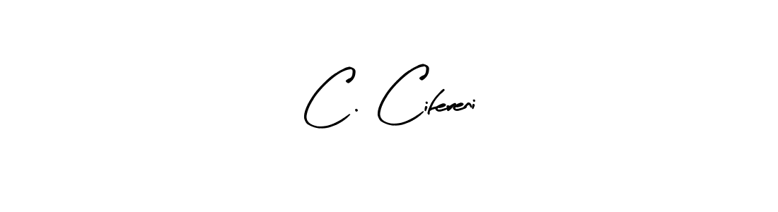 You should practise on your own different ways (Arty Signature) to write your name (C. Cifereni) in signature. don't let someone else do it for you. C. Cifereni signature style 8 images and pictures png